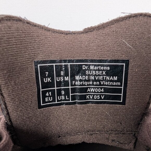Mens Dr. Martens Sussex 3-Eye Chukka Boot Brown Industrial Leather Size 8 main image 8